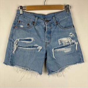 Levis Premium 501 denim shorts size 25